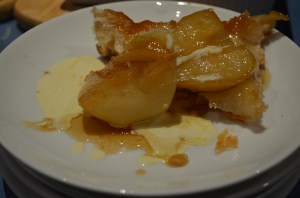 Pear Tart served